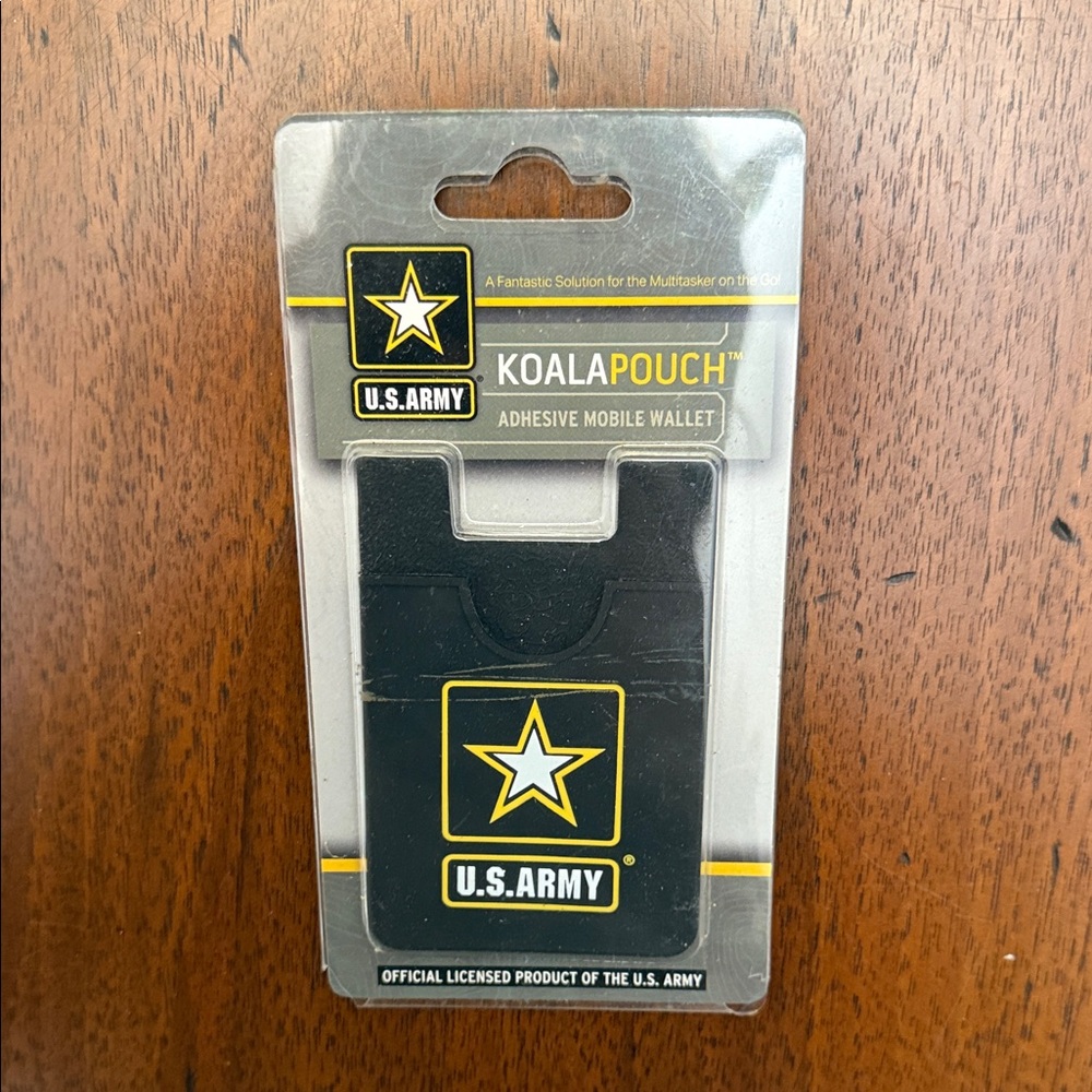 U.S. Army Black Koala Pouch Phone Wallet